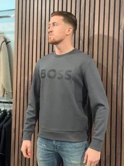 Boss - Salbo Tape Logo - Grijs