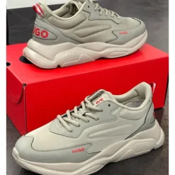 Boss - Sneakers - Groen