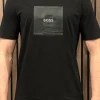 Boss - Tee Logo Rib - Zwart