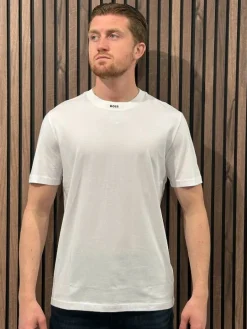 Boss - Tee Rib - Wit