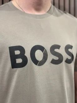 Boss - Tee Tape Logo - Beige