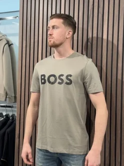 Boss - Tee Tape Logo - Beige