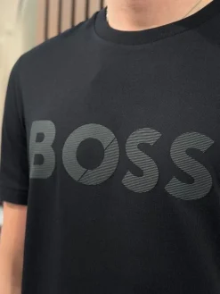 Boss - Tee Tape Logo - Zwart