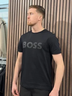 Boss - Tee Tape Logo - Zwart