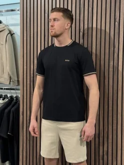 Boss - T-shirt heren - Zwart