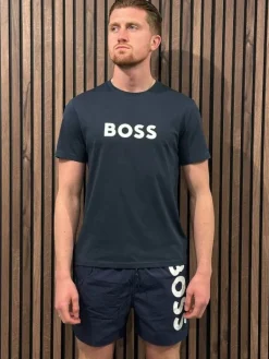 Boss - T-shirt RN - Donkerblauw