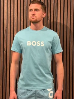 Boss - T-shirt RN - Lichtblauw