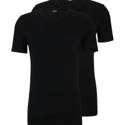 Boss - T-shirt Rn 2P Modern - Zwart