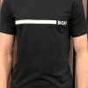 Boss - T-shirt RN Slim Fit - Zwart