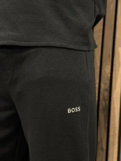 Boss - Waffle Lounge Set (2 losse items!) - Zwart