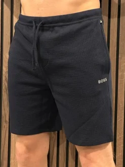 Boss - Waffle Shorts - Blauw