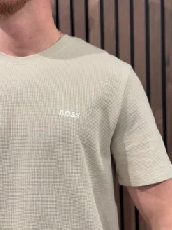 Boss - Waffle T-Shirt - Beige