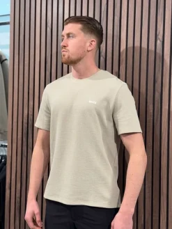 Boss - Waffle T-Shirt - Beige
