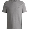 Boss - Waffle T-Shirt - Grijs