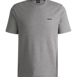 Boss - Waffle T-Shirt - Grijs
