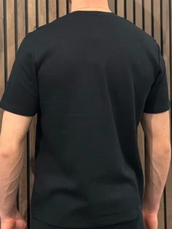 Boss - Waffle T-Shirt - Zwart