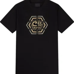 Cruyff Classics - C-Lion Geo Tee - Zwart