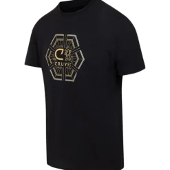 Cruyff Classics - C-Lion Geo Tee - Zwart
