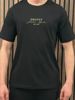 Cruyff Classics - Gudad Gold Tee - Zwart