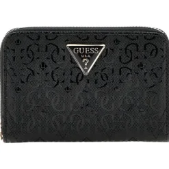 Guess - Adelard Slg Medium Zip Around - Zwart