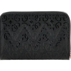 Guess - Adelard Slg Medium Zip Around - Zwart