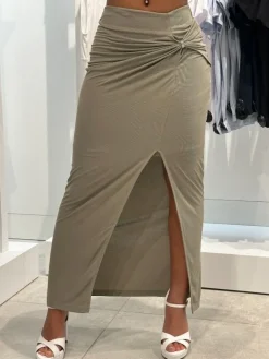 Guess - Aimee Jewel Drap Skirt - Groen