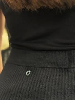Guess - Alice Rhinestones Skirt - Zwart