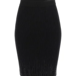 Guess - Alice Rhinestones Skirt - Zwart