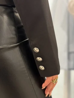 Guess - Andree Crop Blazer - Zwart