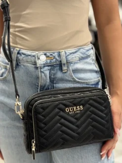 Guess - Anning Camera Crossbody - Zwart