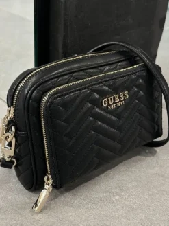 Guess - Anning Camera Crossbody - Zwart