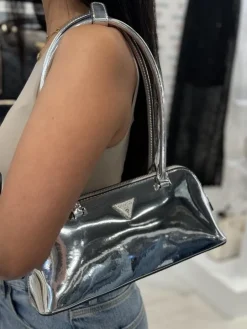 Guess - Arnela Shoulder Satchel - Zilver