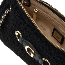 Guess - Aslia Cnvtbl Top Zip Bag - Zwart