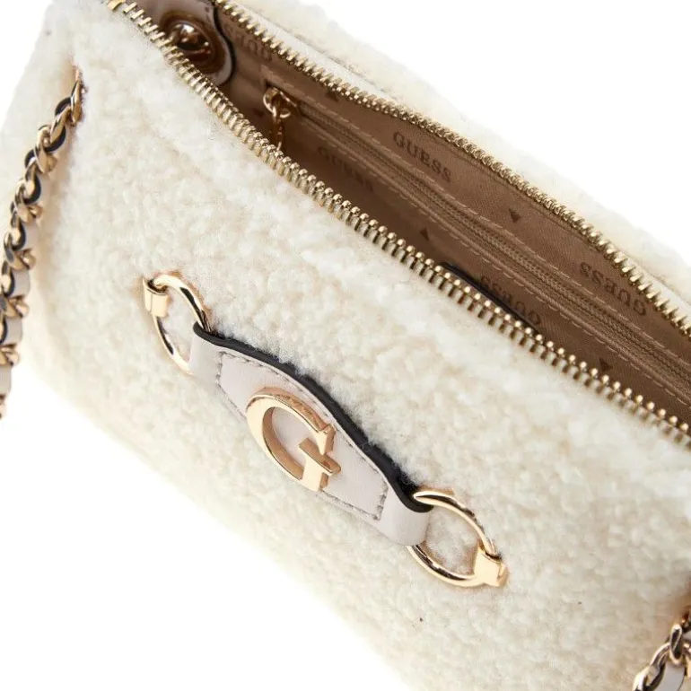 Guess - Aslia Cnvtbl Top Zip Bag - Wit