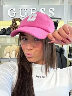 Guess - Baseball Cap - Roze
