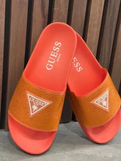 Guess - Beach Slippers Strass - Oranje