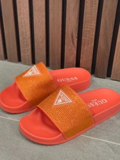 Guess - Beach Slippers Strass - Oranje