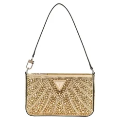 Guess - Beauvoir Mini Top Zip Bag - Goud