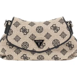 Guess - Beyza Flap Shoulder Bag - Zwart