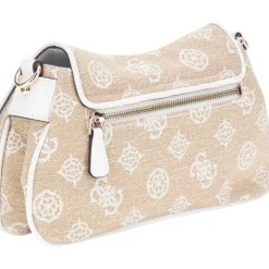 Guess - Beyza Flap Shoulder Bag - Beige