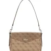 Guess - Brenton Flp Shoulder Bag - Beige