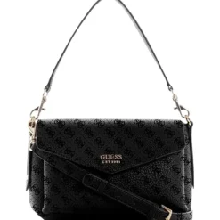 Guess - Brenton Flp Shoulder Bag - Zwart