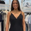 Guess - Caroline Tank Top Logo Plate - Zwart