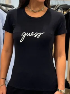 Guess - Carrie T-shirt - Zwart