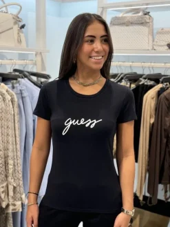 Guess - Carrie T-shirt - Zwart
