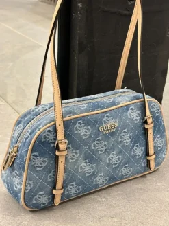 Guess - Cerelia Shoulder Satchel - Blauw