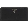 Guess - Cresidia Slg Large Zip Around - Zwart
