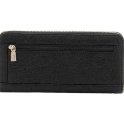 Guess - Cresidia Slg Large Zip Around - Zwart