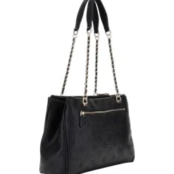 Guess - Cresidia Status Satchel - Zwart