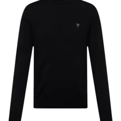 Guess - Dane Tech Ls Cn Swtr - Zwart